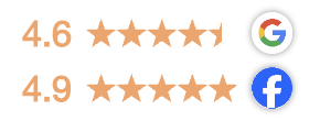 top-rated Top Rated on Google and Facebook